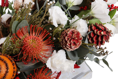 Букет Серебряные сани