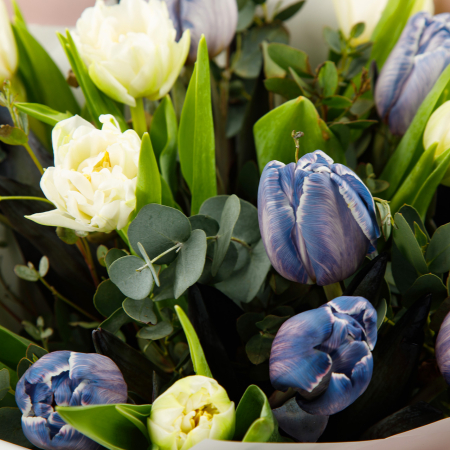 Букет из тюльпанов Глубокий сон