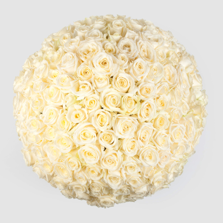 Букет из 151 розы Нежное сердце