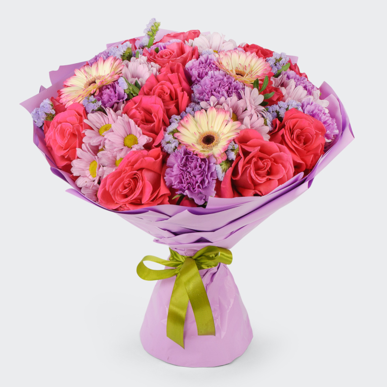 Букет Розовая роса