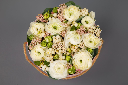 Букет в коробке Зерно любви