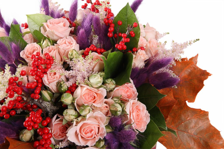 Букет Осенний карнавал в коробке