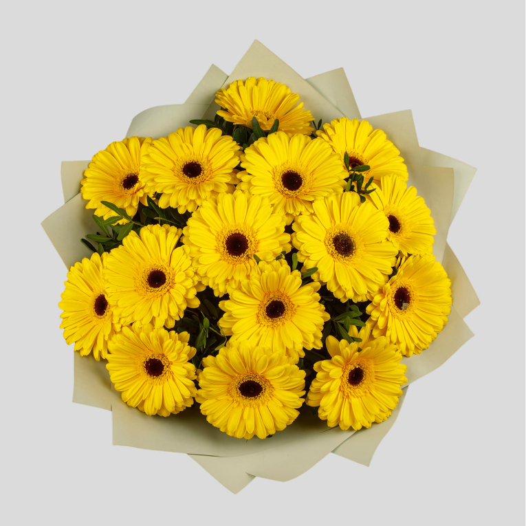 Букет с герберами Золотой ключик