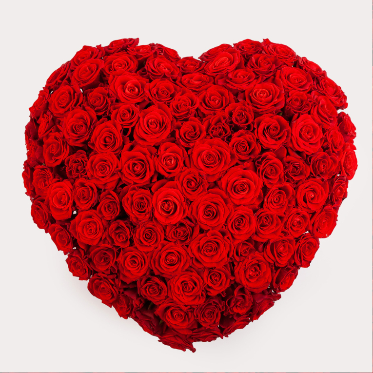 Букет в коробке Самая любимая (101 роза)