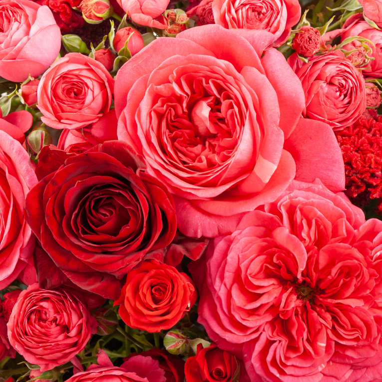 Букет в корзине Дивный сад