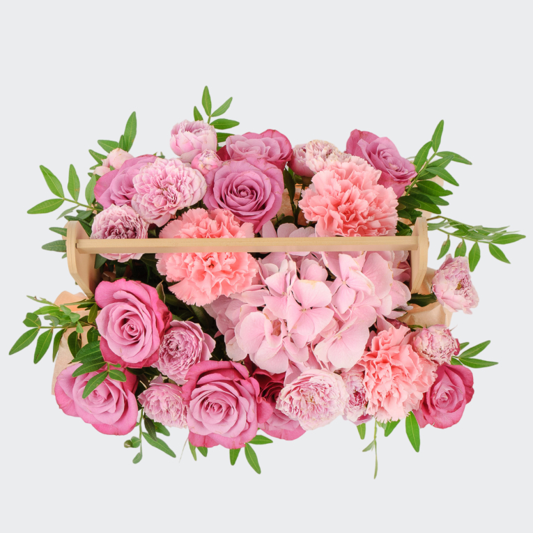 Букет в ящике Летние посиделки