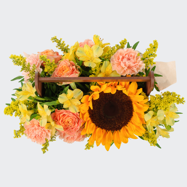 Букет в ящике Первая звезда