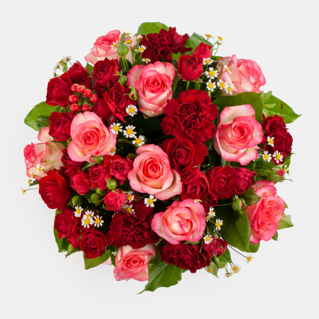 Букет в коробке Романтическое признание