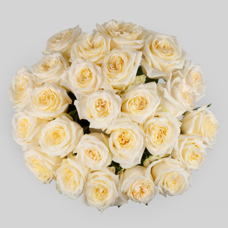 Букет 25 роз Кэндл Лайт (Эквадор), 60 см