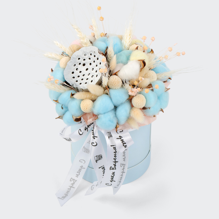 Цветы в коробке Дорога в небо