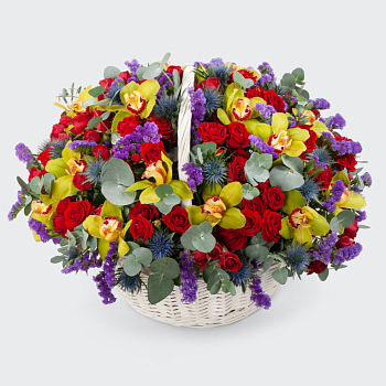 Букет в корзине Южный ветер