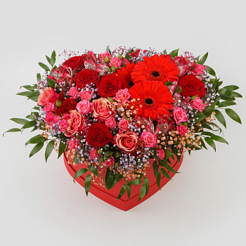 Композиция в коробке Тет-а-тет