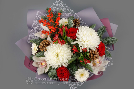 Букет Цветочная зима