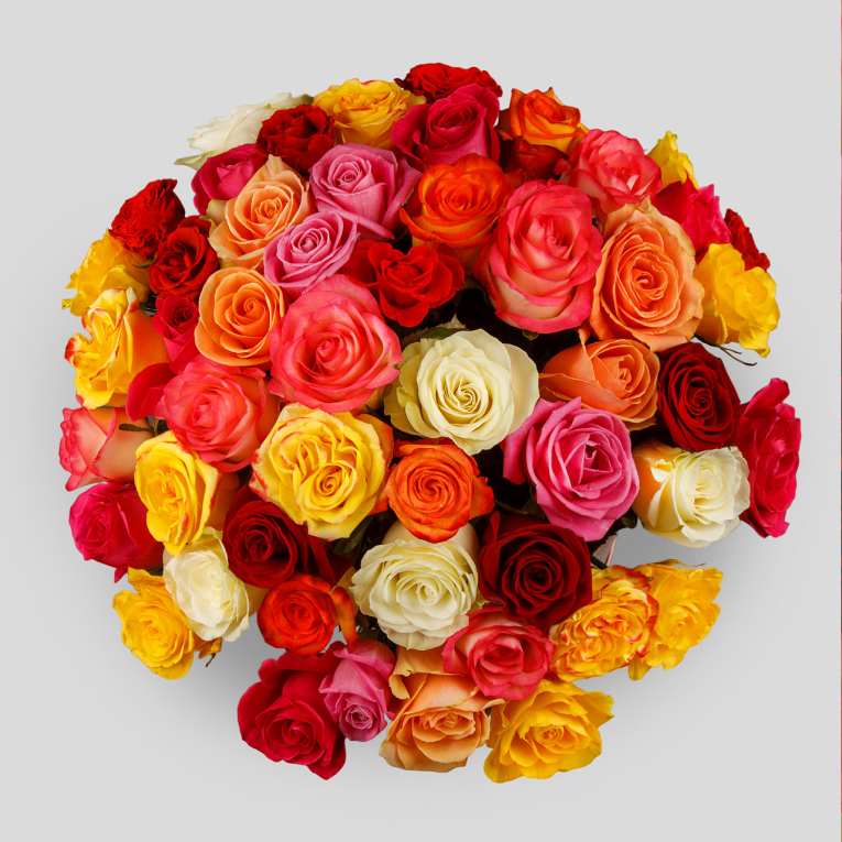 Букет Фламандская легенда (51 роза) в коробке