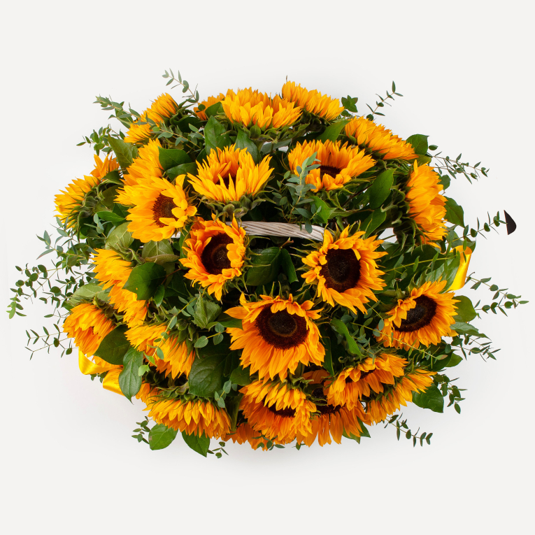 Букет в корзине Летняя лирика