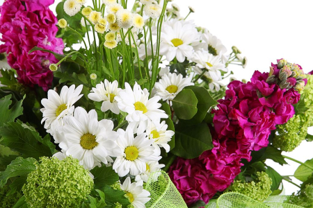 Букет с хризантемами Парижанка