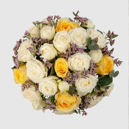 Композиция в кашпо Светлое утро