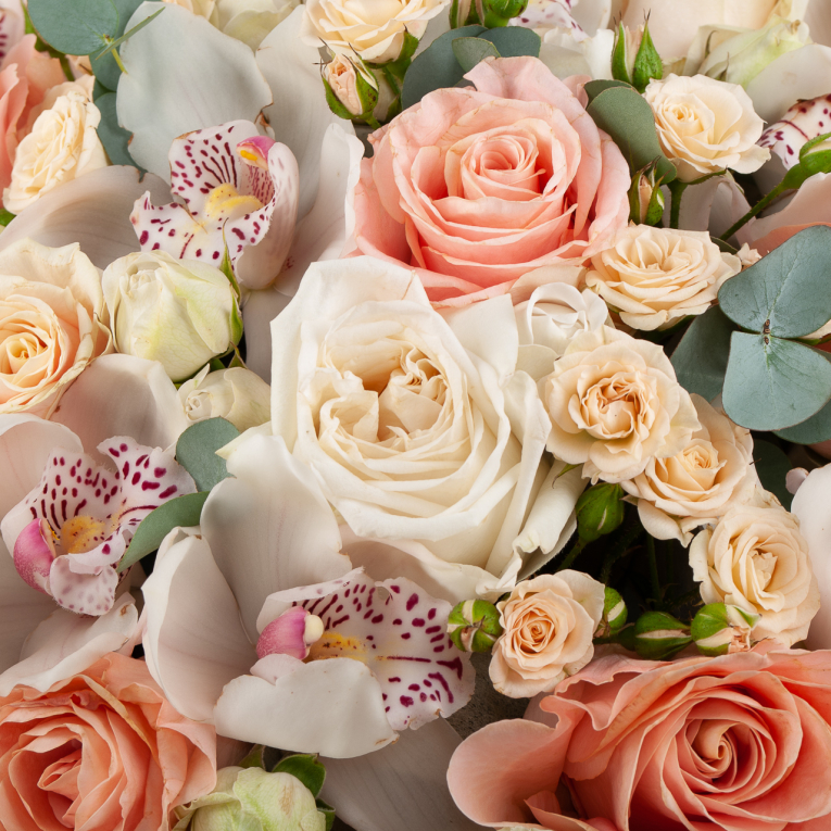 Букет Кремовое кружево