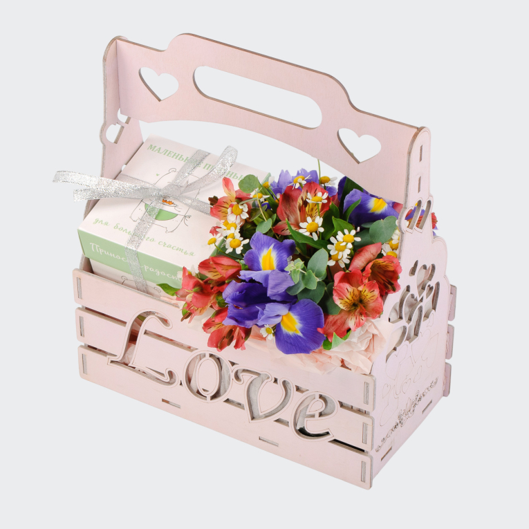 Букет в кашпо Сокровища феи