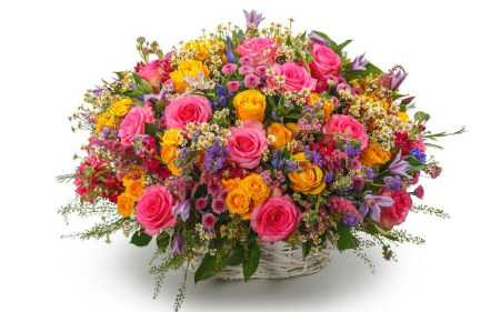 Букет в корзине Простое чудо