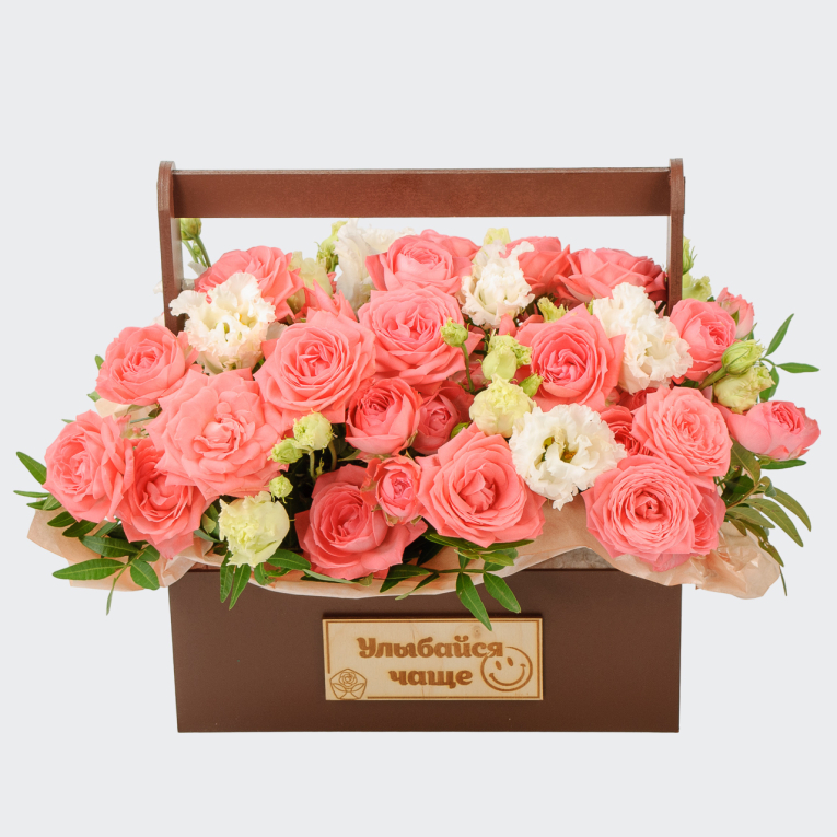 Букет в ящике Парфюмер