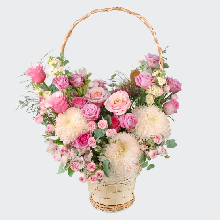Букет в корзине Возле дома твоего