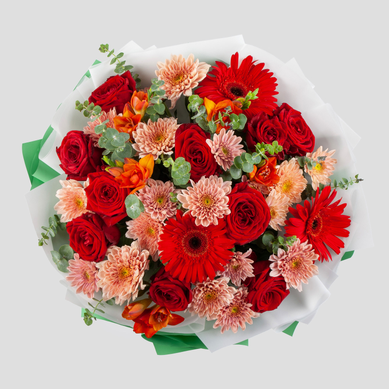 Букет Вспышка любви