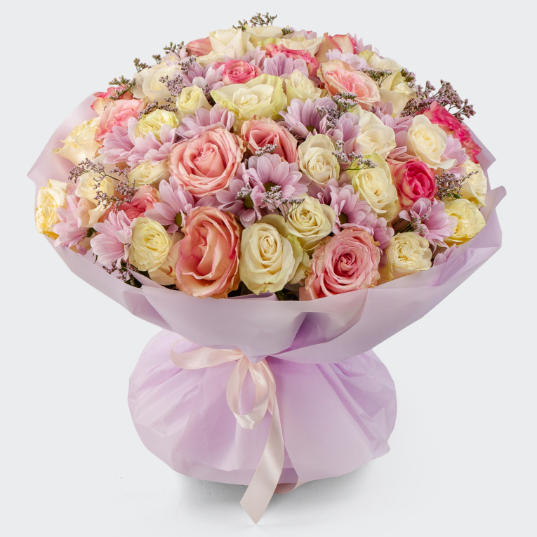 Букет Утренний румянец