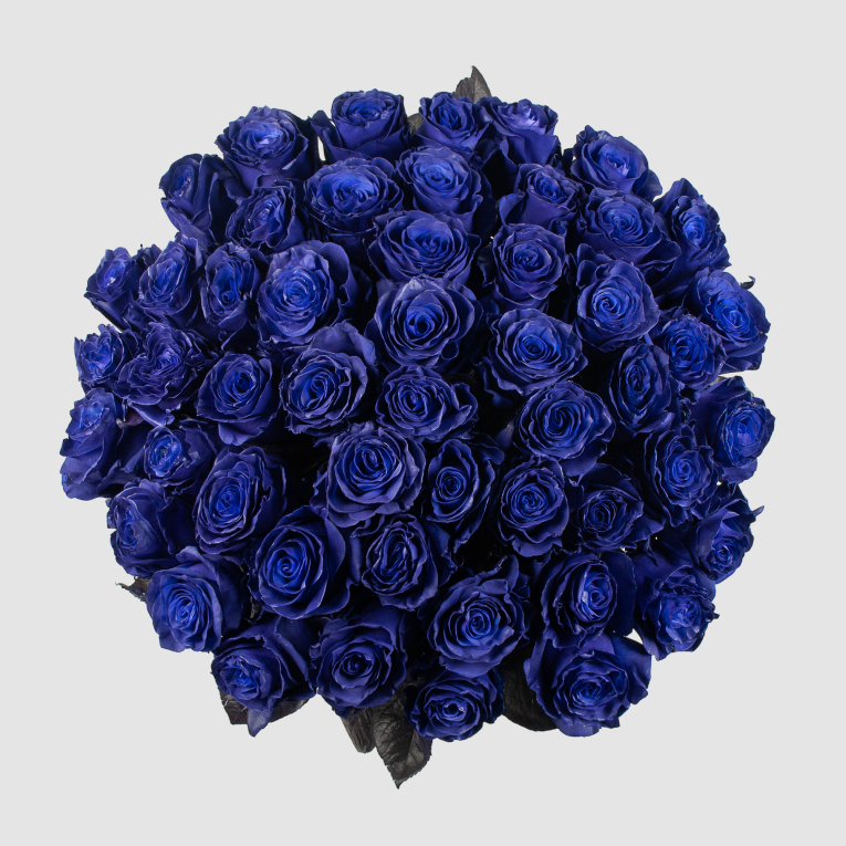 Букет 51 роза Синее озеро