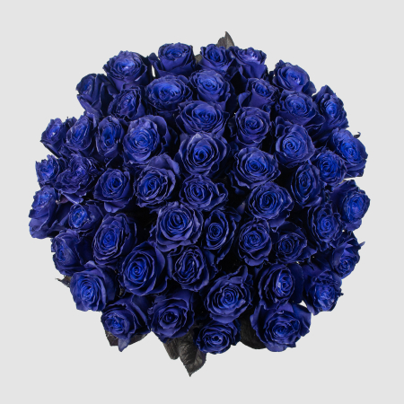 Букет 51 роза Синее озеро