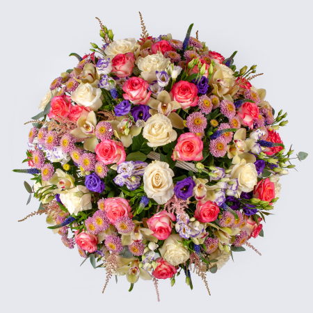 Букет в корзине Скарлетт О'Хара