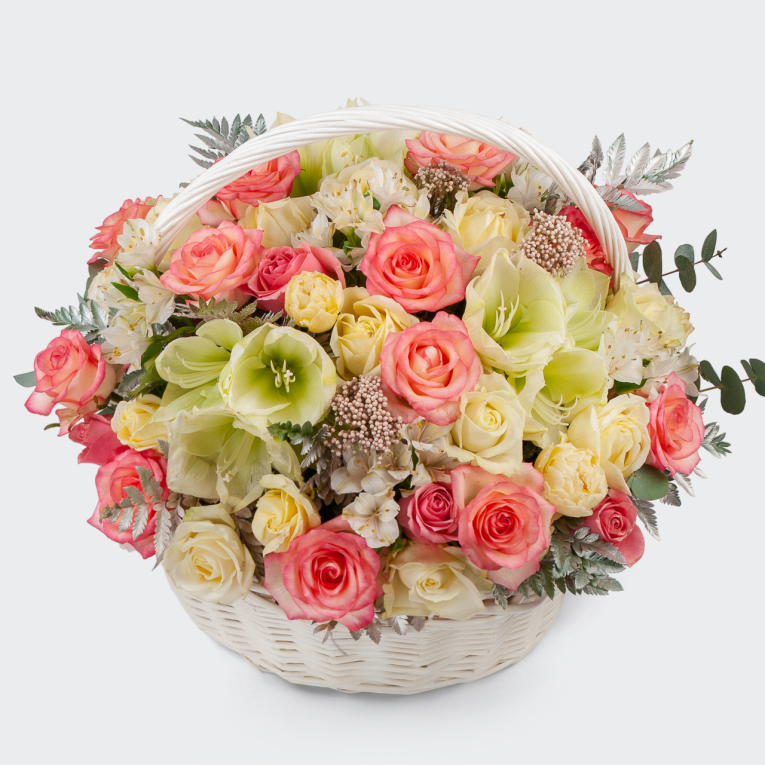 Букет в корзине Надежда на чудо