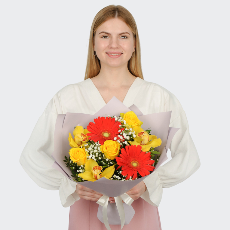 Букет Бархатное сердце