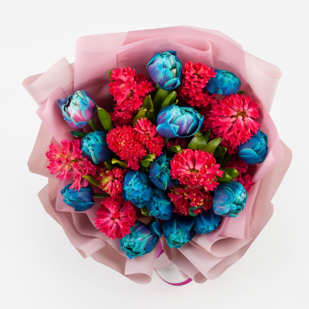 Букет Голубые вспышки