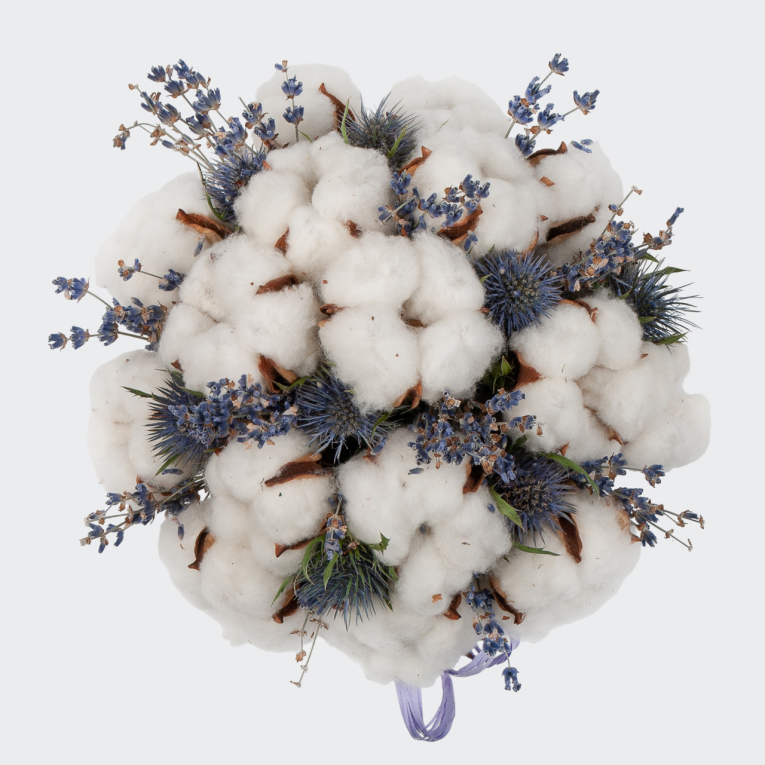 Букет в коробке Жемчуг облаков