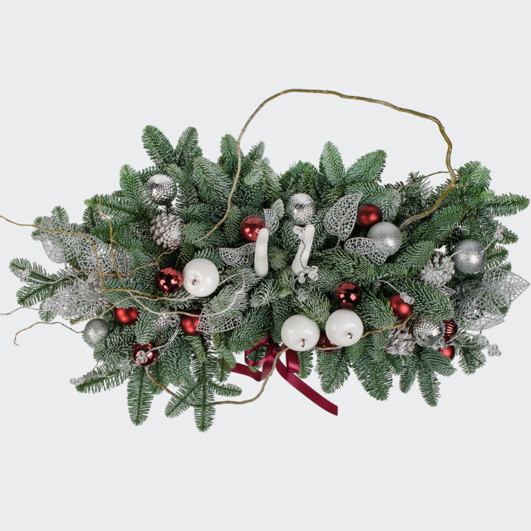 Композиция Снежная роза