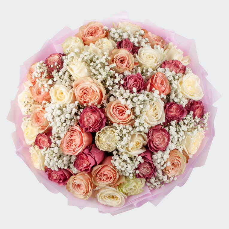 Букет роз Истинный поцелуй