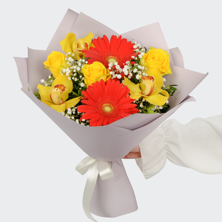 Букет Бархатное сердце