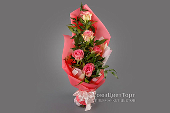Букет из роз Мелодия рассвета