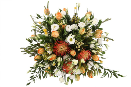 Букет в коробке Небесные огни