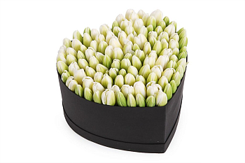 Композиция Весеннее вдохновение (макси), белая