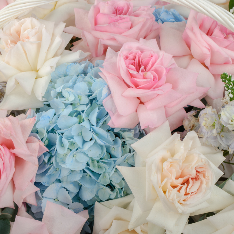 Букет в корзине Легкая улыбка