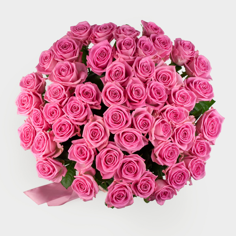 Букет 51 роза Аква