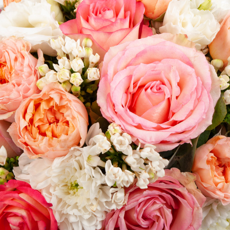 Букет в коробке Розовое настроение