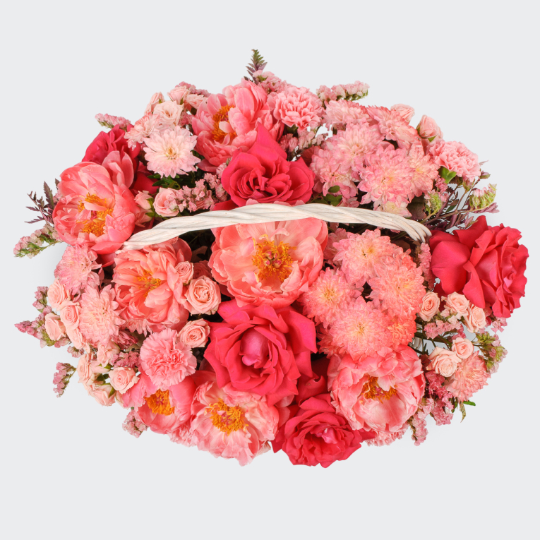 Букет в корзине Счастье без границ