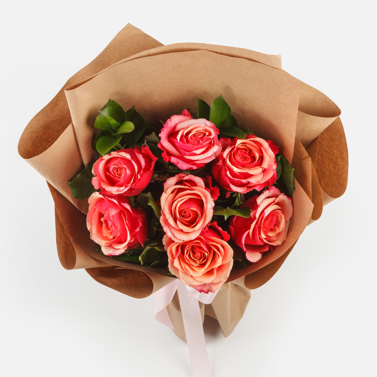 Букет роз Зефирная мечта