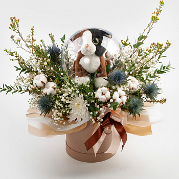 Композиция с игрушкой Весенняя прогулка