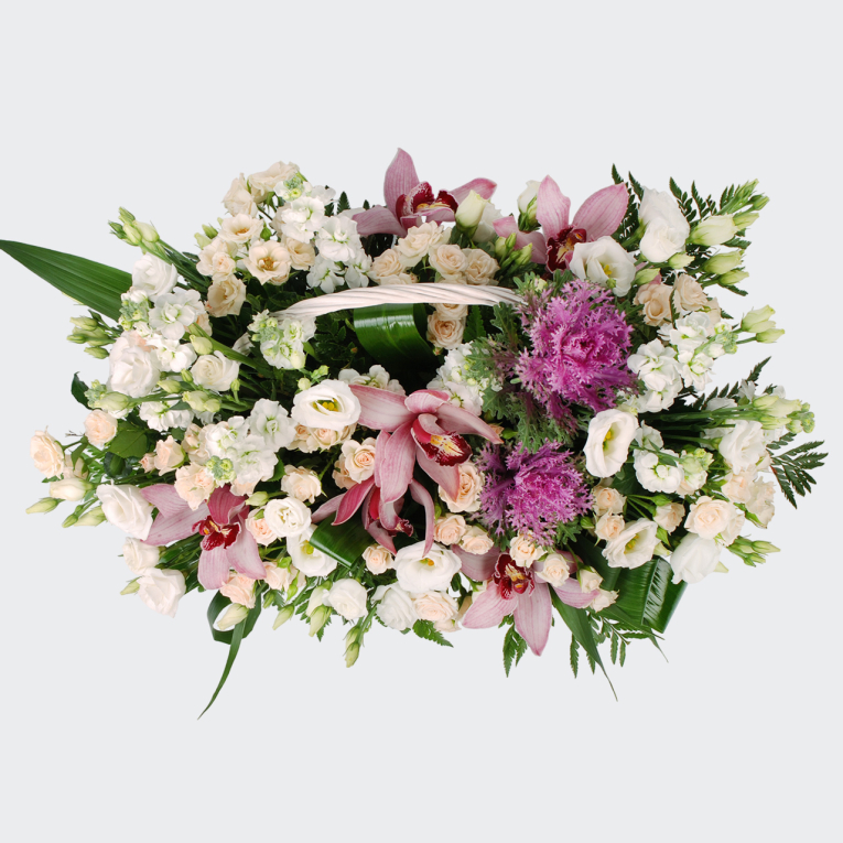 Букет в корзине Светлая мечта