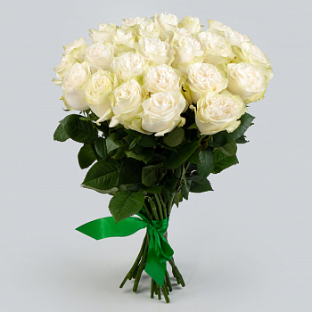 Букет 25 роз Мунстоун (Эквадор), 60 см