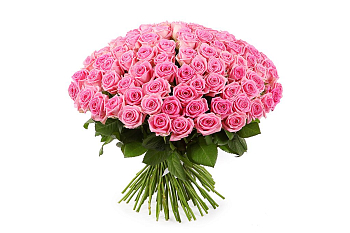 Букет 101 роза Аква